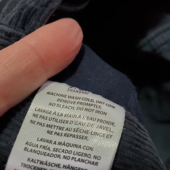 JOHN J. GALT Corduroy Straight Leg 30" Pants Cotton Button Fly Grey Womens Small - Picture 11 of 15